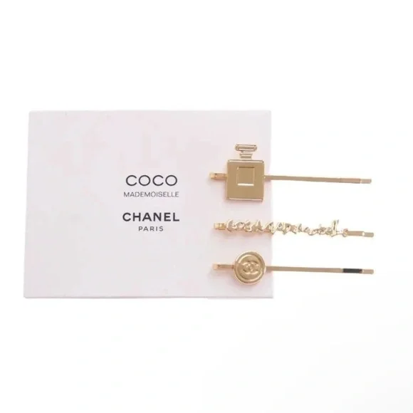 CHANEL COCO Hairpin / Hair Accessory Coco Mademoiselle Limited Edition Gold NIP - Picture 6 of 12